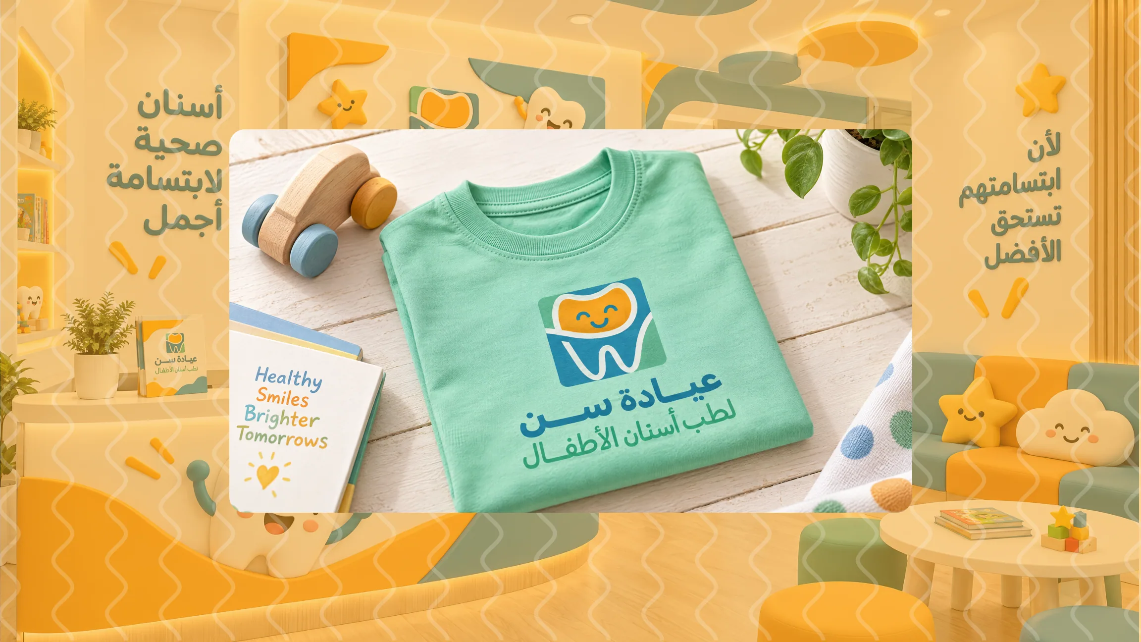 SN Kids Dental — Interior signage